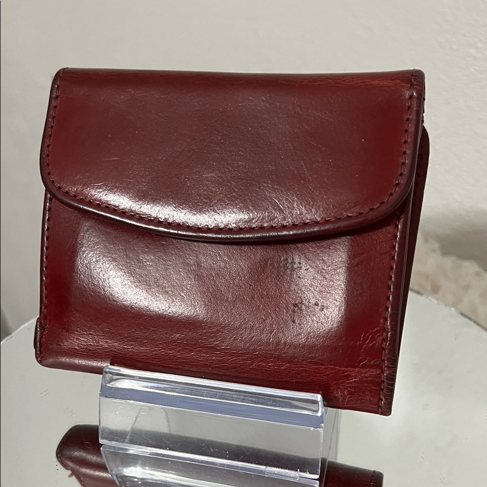 Coach Vintage Red Leather Wallet